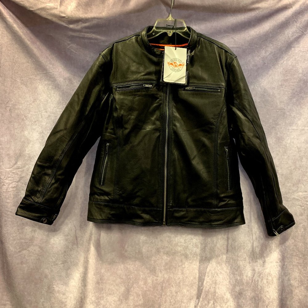 Milwaukee Leather Vented Lightweight Triple Stitch Motorcycle Jacket